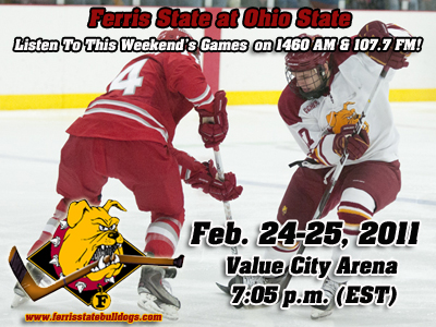 Bulldog Hockey To Conclude Regular Season At Ohio State