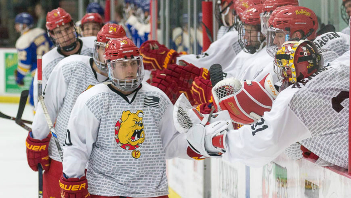 Ferris State Hockey Shutouts LSSU To Open WCHA Weekend Homestand