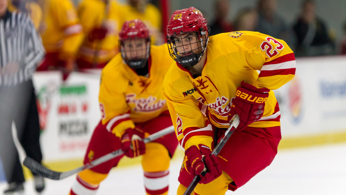 Western Michigan Edges Bulldogs With Two Third-Period Goals In Rivalry Battle