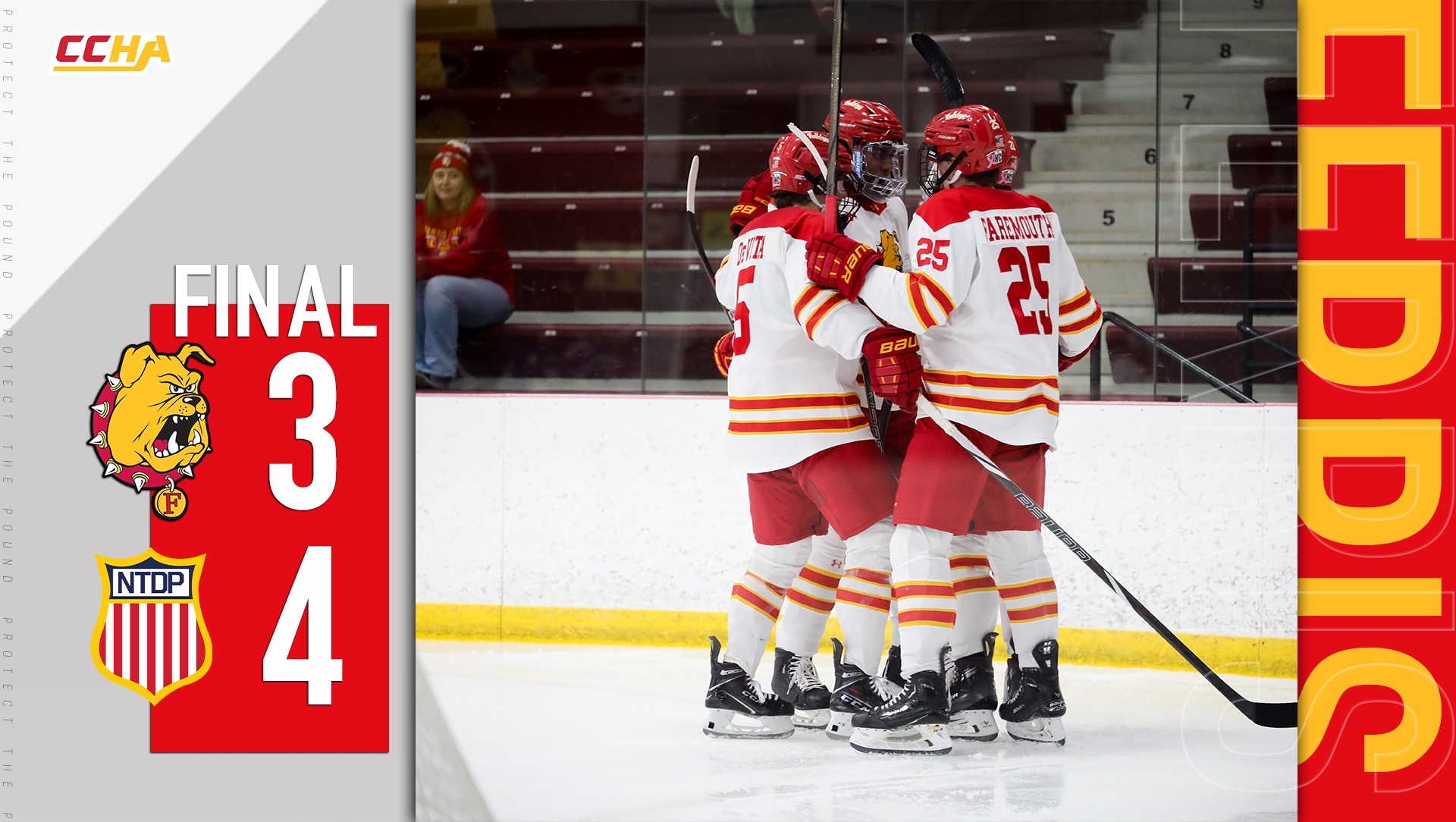 Burtch Has First Multi-Point Game as Bulldog Hockey Falls 3-2 to Michigan Tech