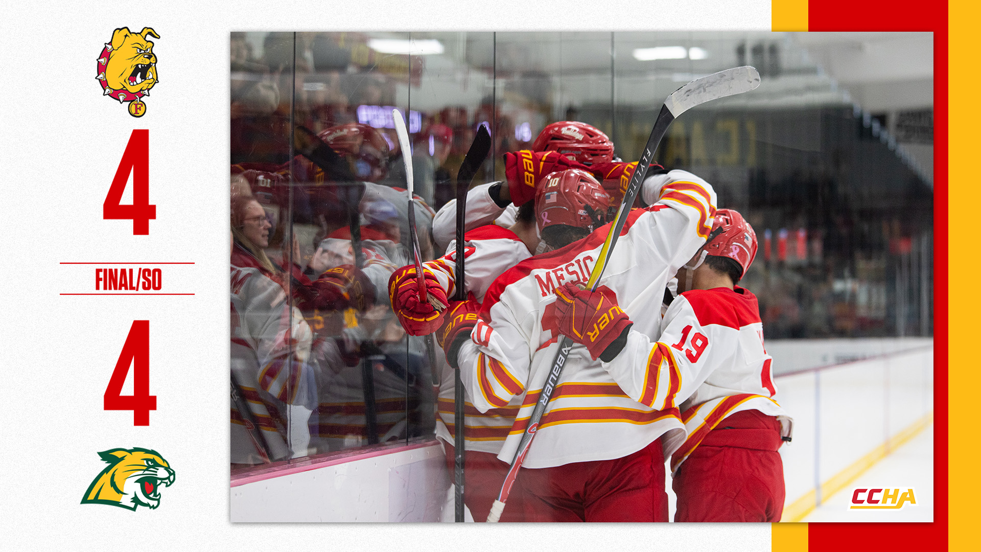 Ferris State Hockey Opens Series Against Northern Michigan with Dramatic Shootout Victory