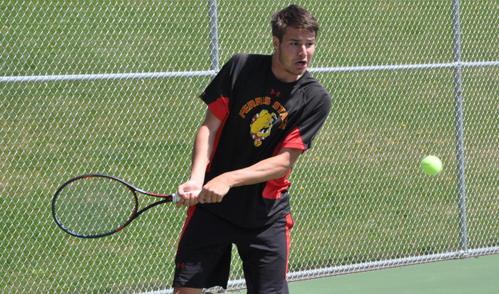 Ferris State Men's Tennis Captures Share Of Second-Straight GLIAC Championship