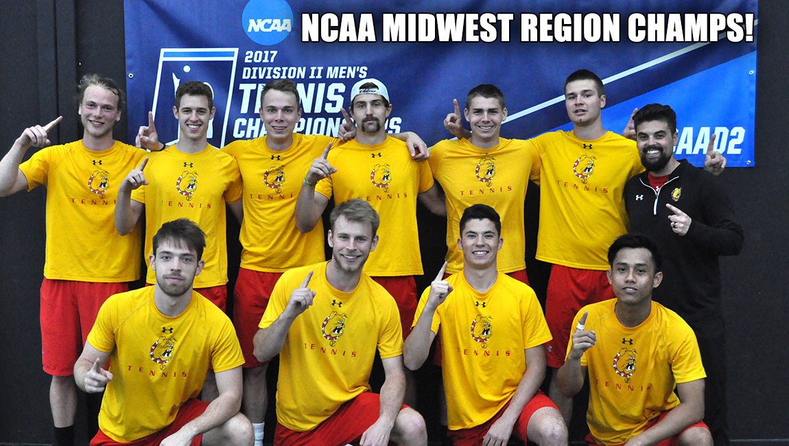 Ferris State Men's Tennis Beats GVSU To Capture Regional Crown & Advance To NCAA-II Sweet Sixteen