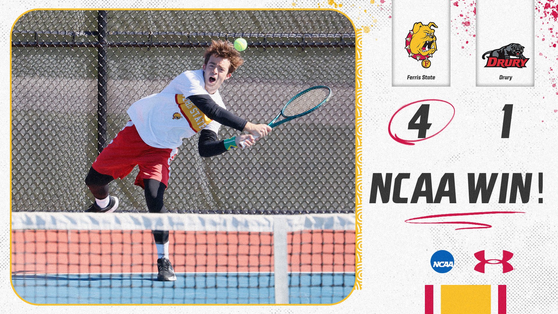 Bulldog Men's Tennis Beats Drury To Advance To D2 Midwest Region Final!