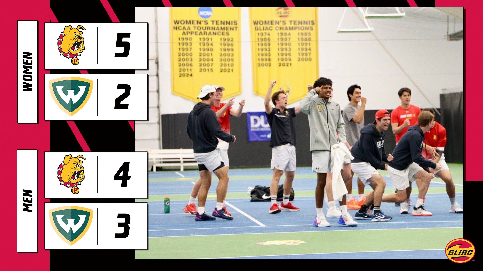 BULLDOG SWEEP! Ferris State Tennis Squads Close Out Regular Season With Big Day Against WSU