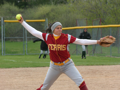 Rhea Flores improved to 6-0 in the circle and had the game-winning RBI in Tuesday's 7-6 victory.  (Photo by Sandy Gholston)