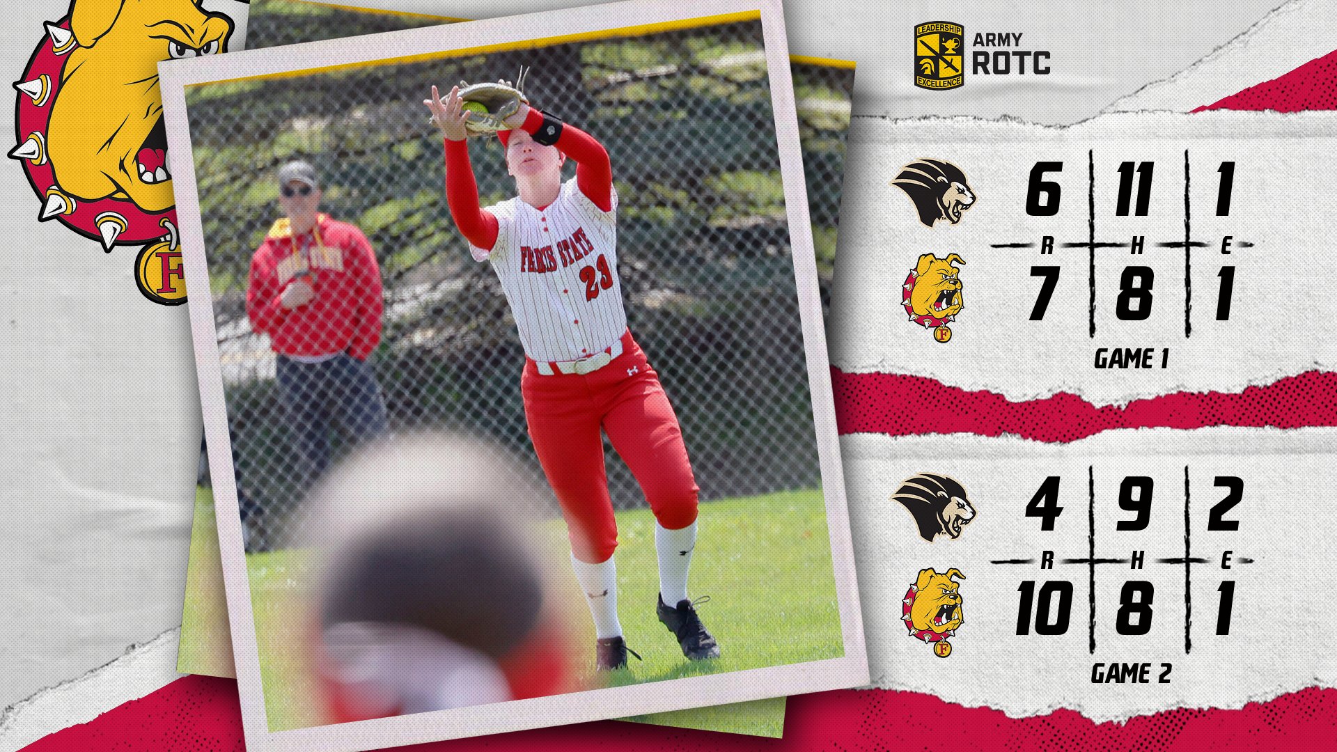Ferris State Softball Runs Winning Streak To 11-Straight With Two Wins On Final Day Of Regular Season
