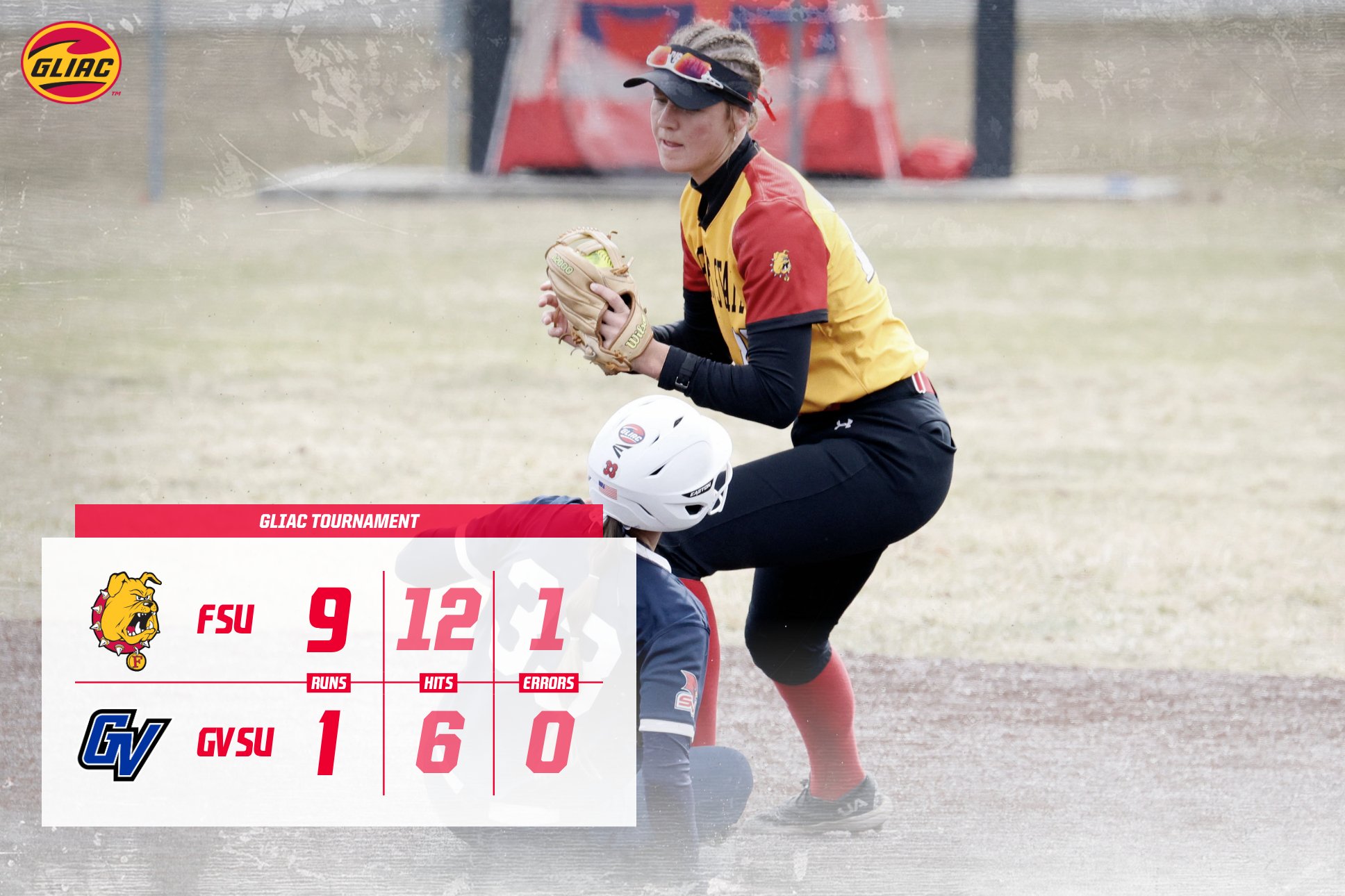 Ferris State Softball Beats Rival GVSU To Advacne In GLIAC Tournament