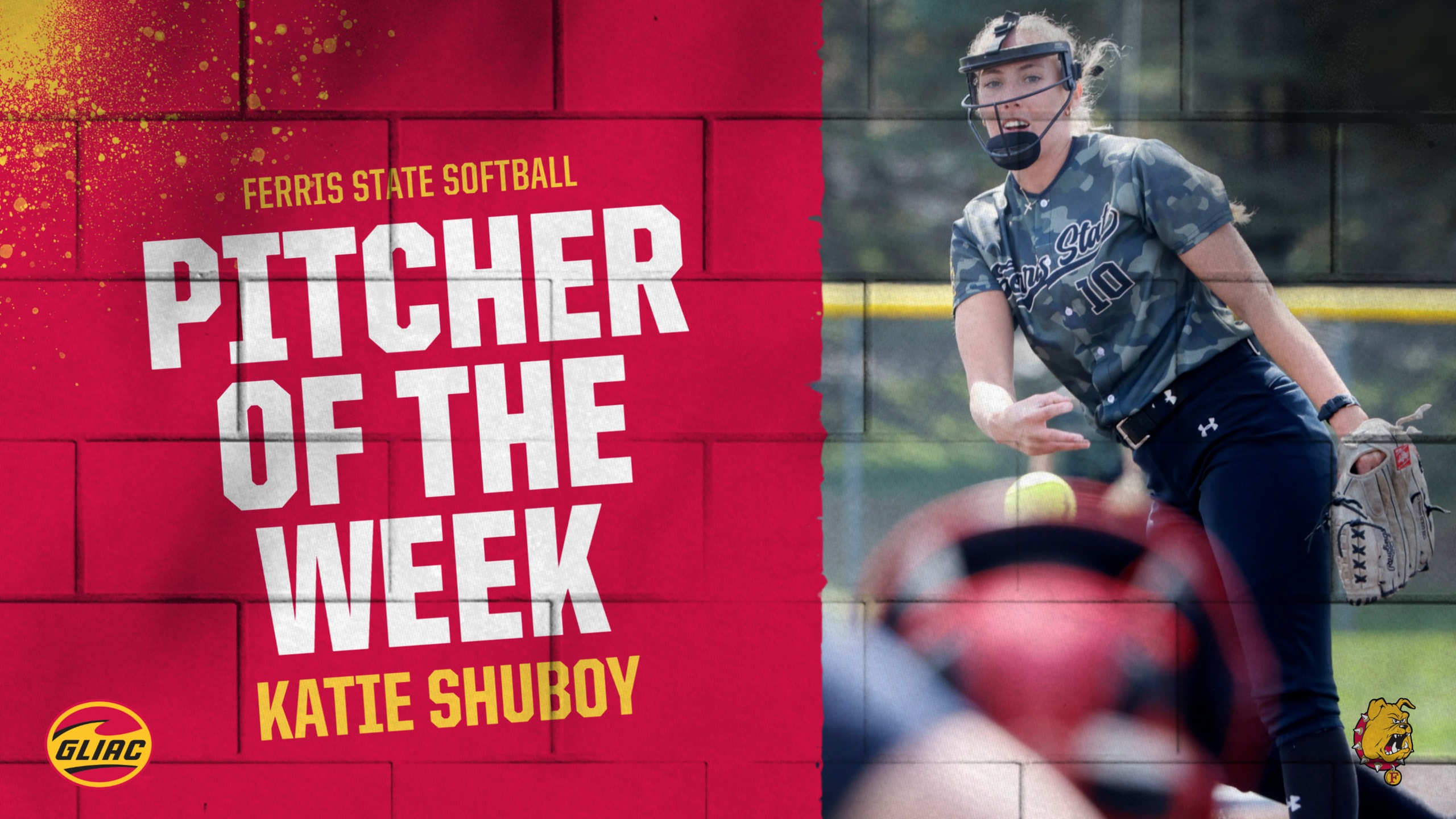 Ferris State Freshman Katie Shuboy Tabbed As GLIAC Pitcher Of The Week