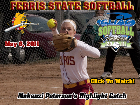 Makenzi Peterson's Catch vs. Ashland 5/6/11