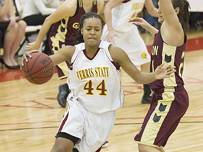 Senior Tiara Adams helped the Bulldogs to a home upset over Gannon (Photo by Ben Amato)