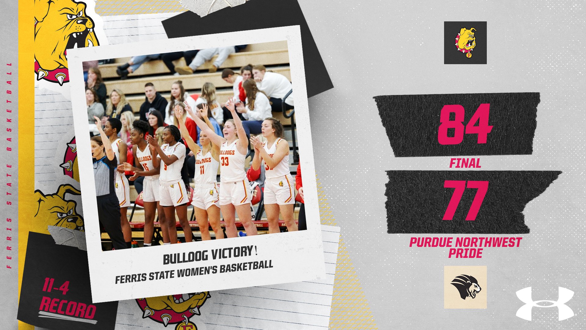 Big Fourth Quarter Lifts Ferris State Women's Basketball To Home Court Win