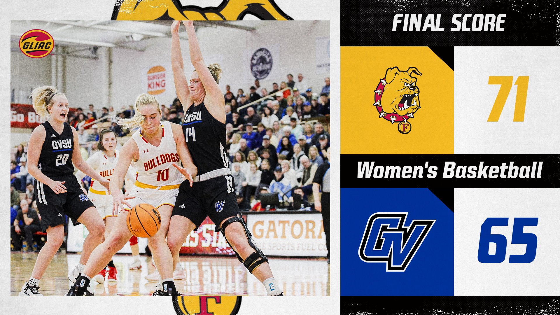 FSU KNOCKS OFF #1! Ferris State Posts Second Win This Season Over Nation's Top Team By Beating GVSU