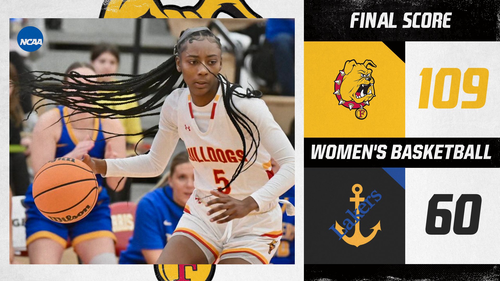 #5 Ferris State Erupts For Decisive Home Court GLIAC Victory Over LSSU