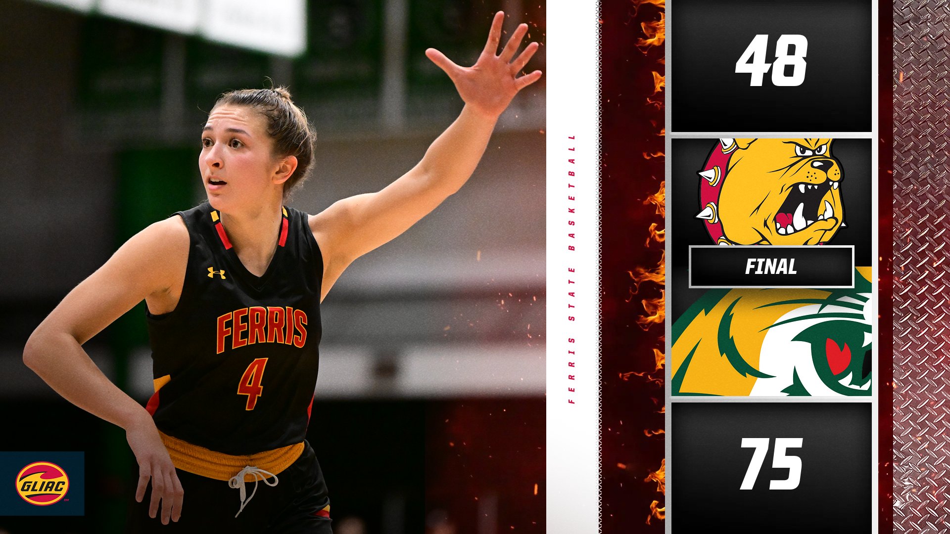 Ferris State Finishes With Upper Peninsula Split After Saturday Setback At NMU