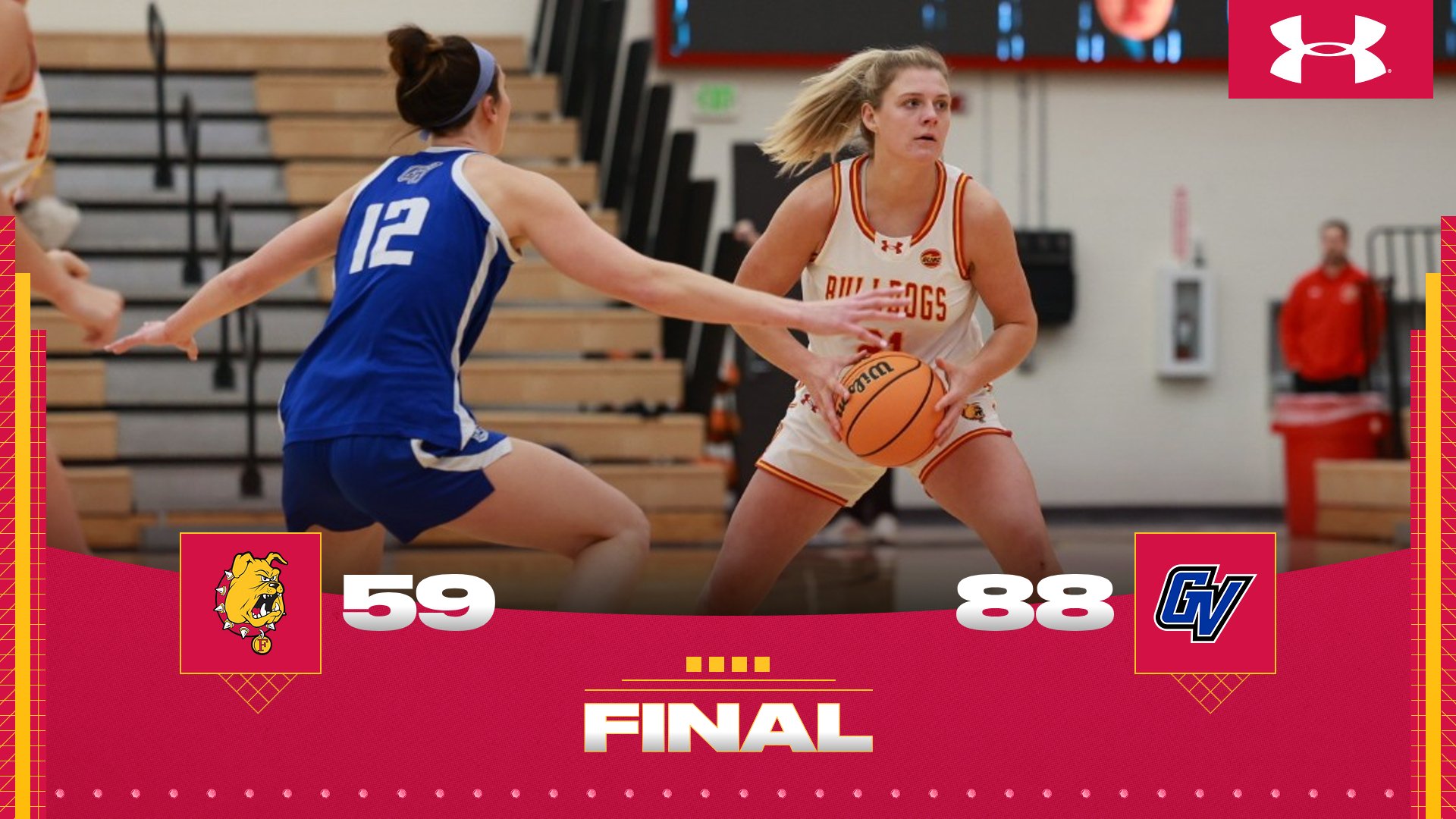 Ferris State Falls Top-Ranked GVSU In GLIAC Home Contest On Monday