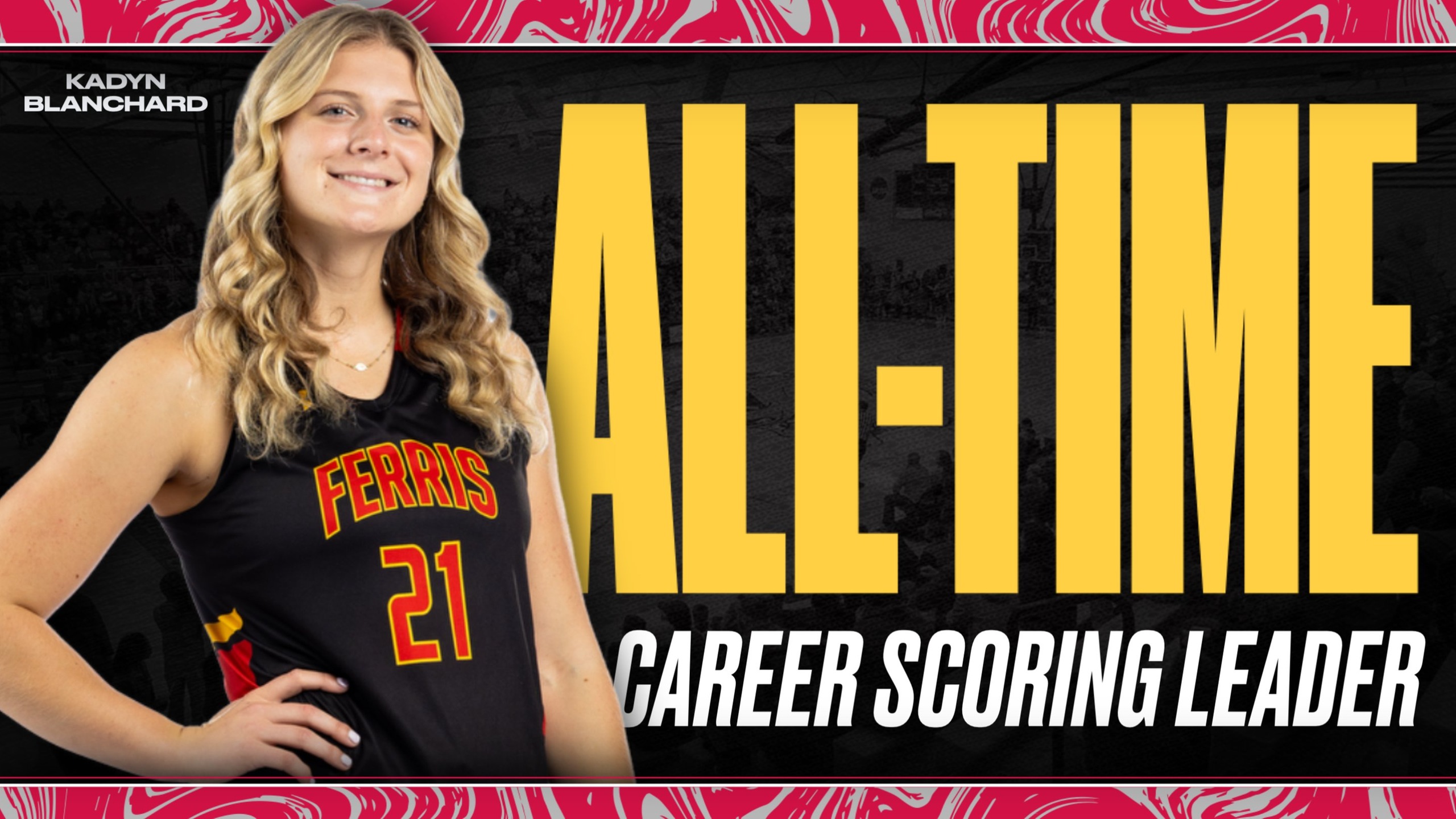 Ferris State's Kadyn Blanchard Becomes FSU's All-Time Career Scoring Leader