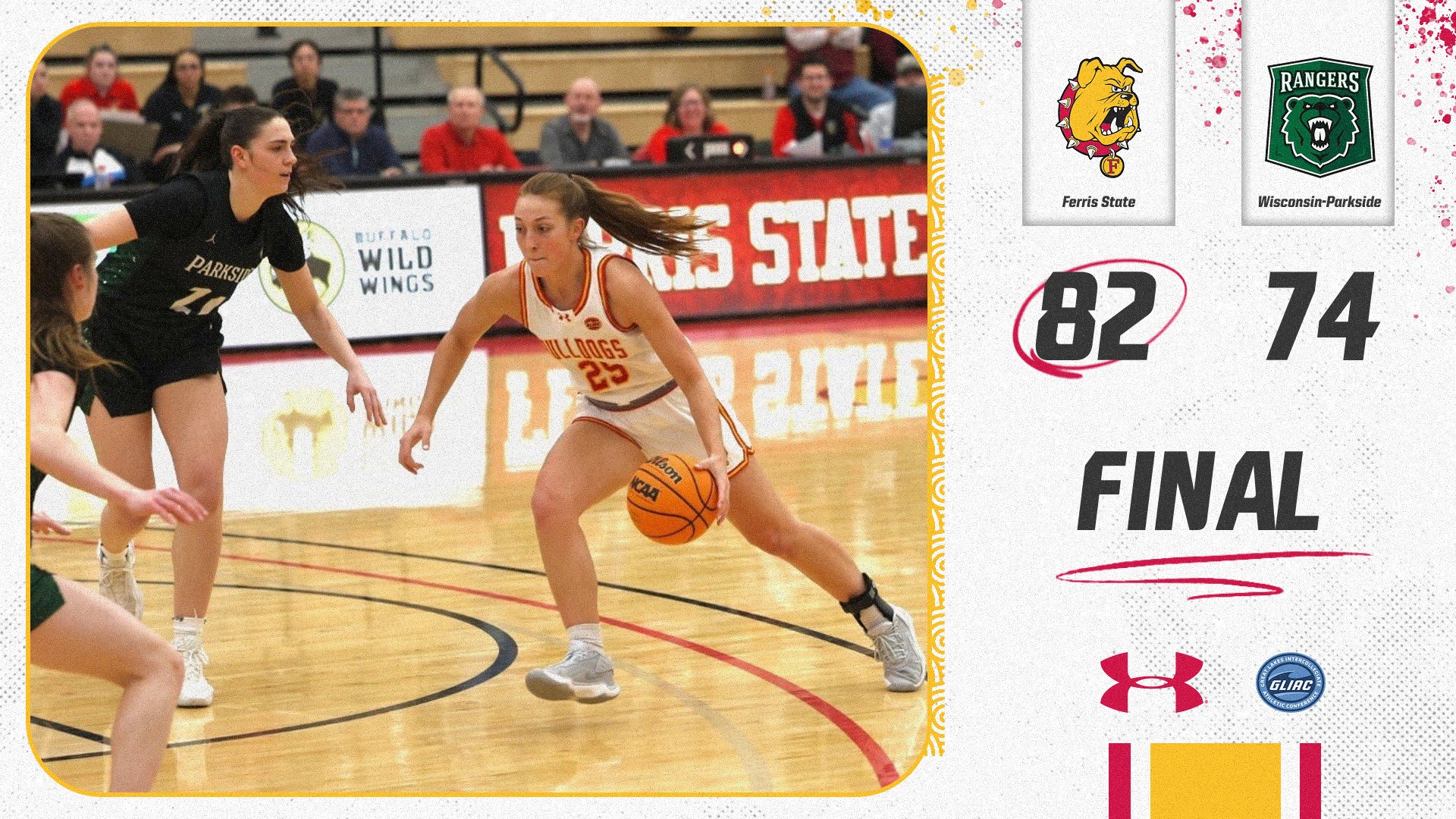 Ferris State Advances To GLIAC Tourney Semifinals With Home Win