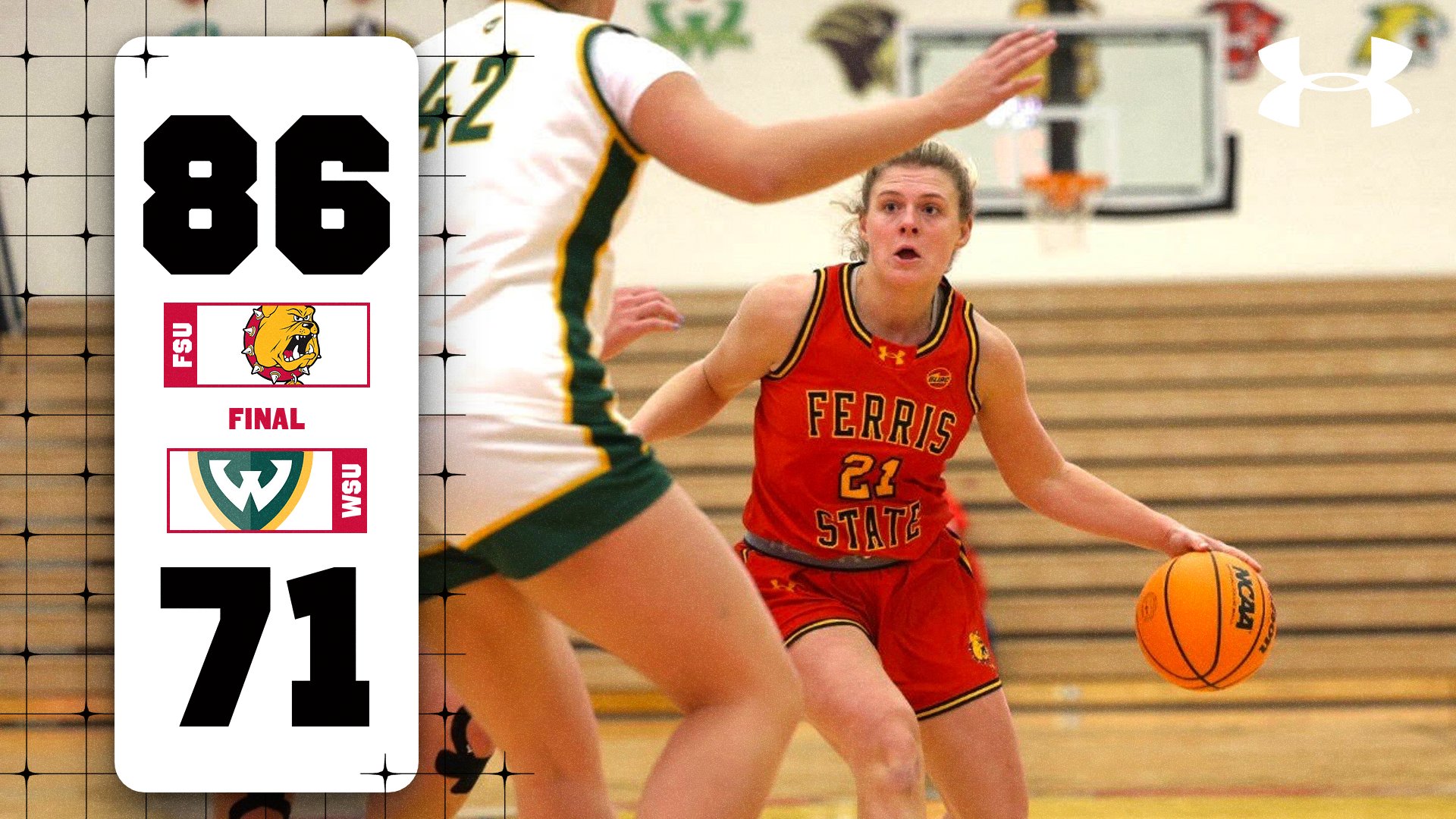 #21 Ferris State Moves Into Sole Possession Of Second Place In GLIAC With Big Home Win
