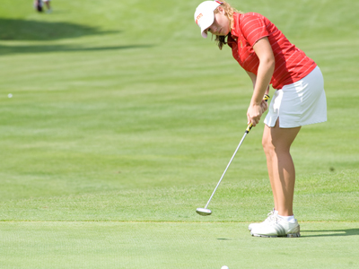 Freshman Ashley Swanson was the recipient of two 2009-10 team awards.  (Photo by Ed Hyde)