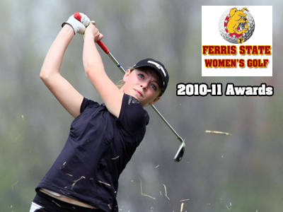 Freshman Jacqueline DeBoer was selected as the 2010-11 Bulldog women's golf team's Most Valuable Player.  (Photo by The Grand Rapids Press)
