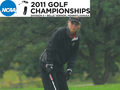 Jacqueline DeBoer is tied for sixth after firing a 77 score in the second round of the NCAA Super Regional One.