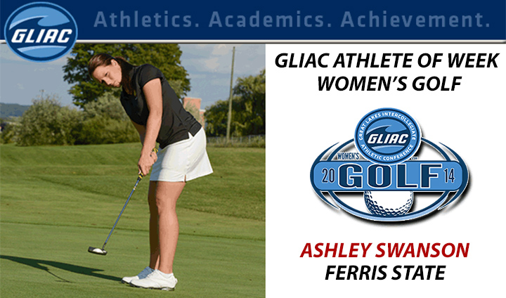 Bulldog Senior Ashley Swanson Chosen As GLIAC Women's Golf Athlete Of Week
