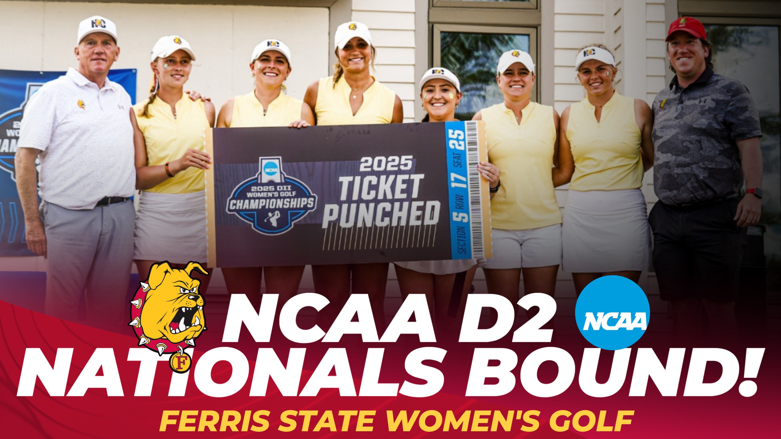 NATIONALS BOUND! Ferris State Women's Golf Advances To NCAA D2 National Championships For First Time In 16 Years
