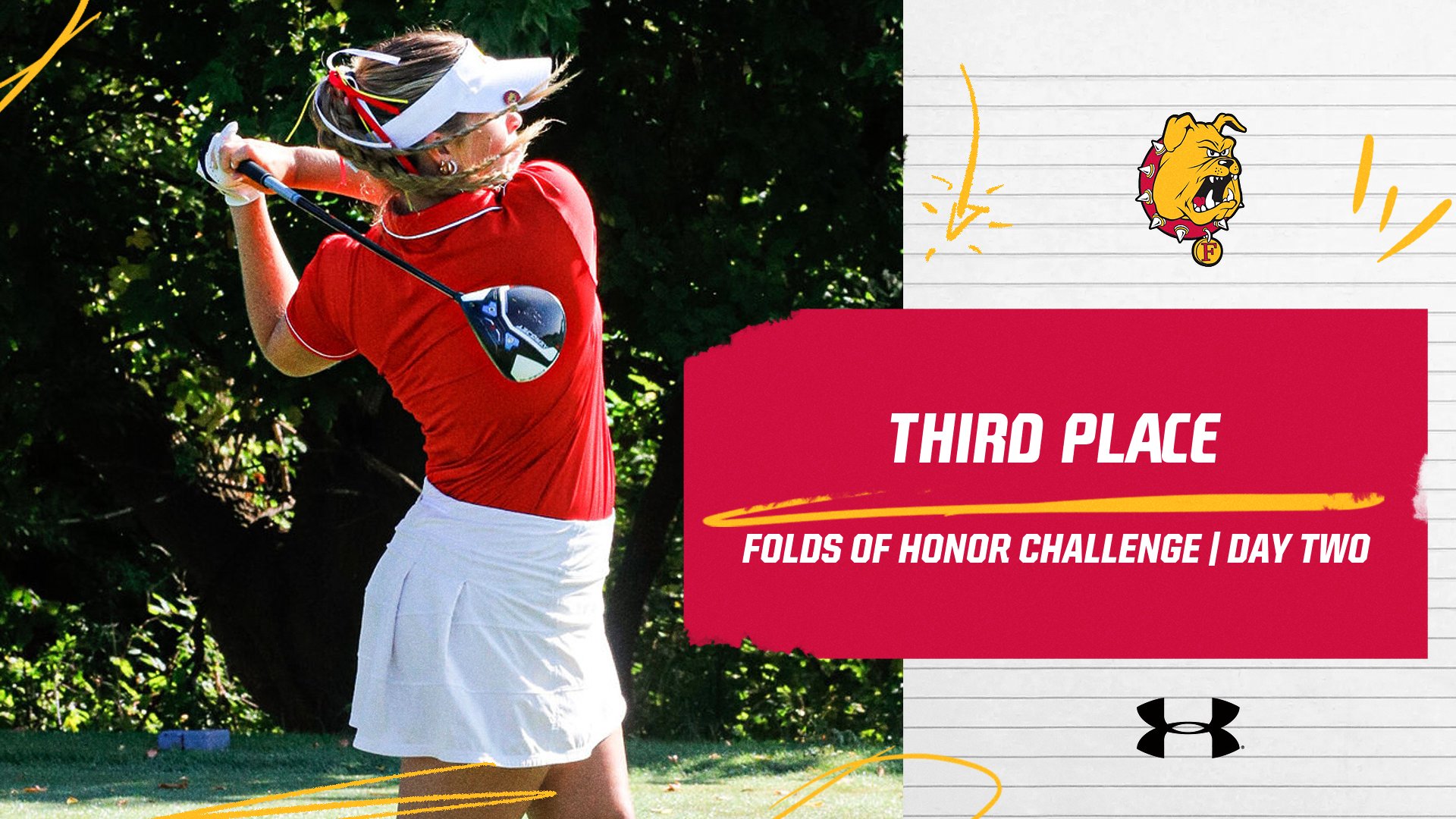 Bulldog Women's Golf Holds On To Third Place At Folds Of Honor Challenge Heading Into Final Day