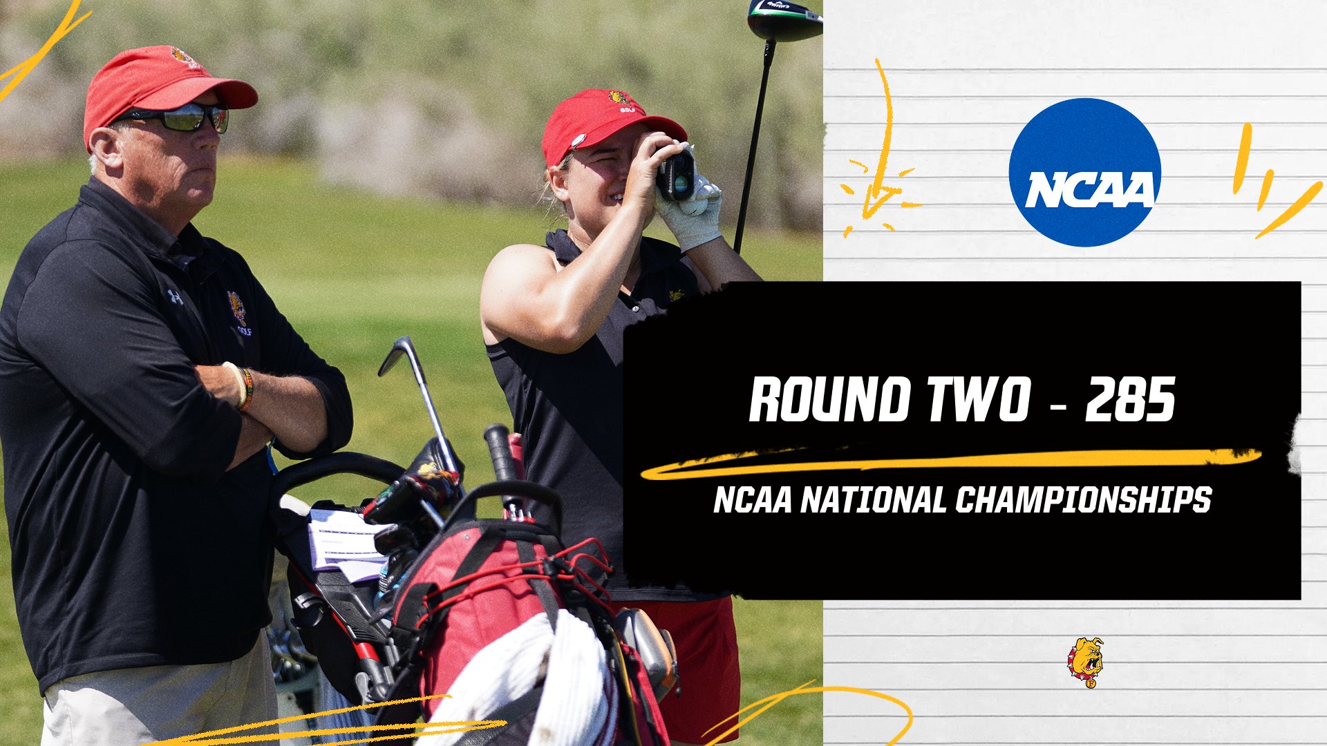 Ferris State Women's Golf Lowers Score By 29 Strokes On Day Two At NCAA National Championships