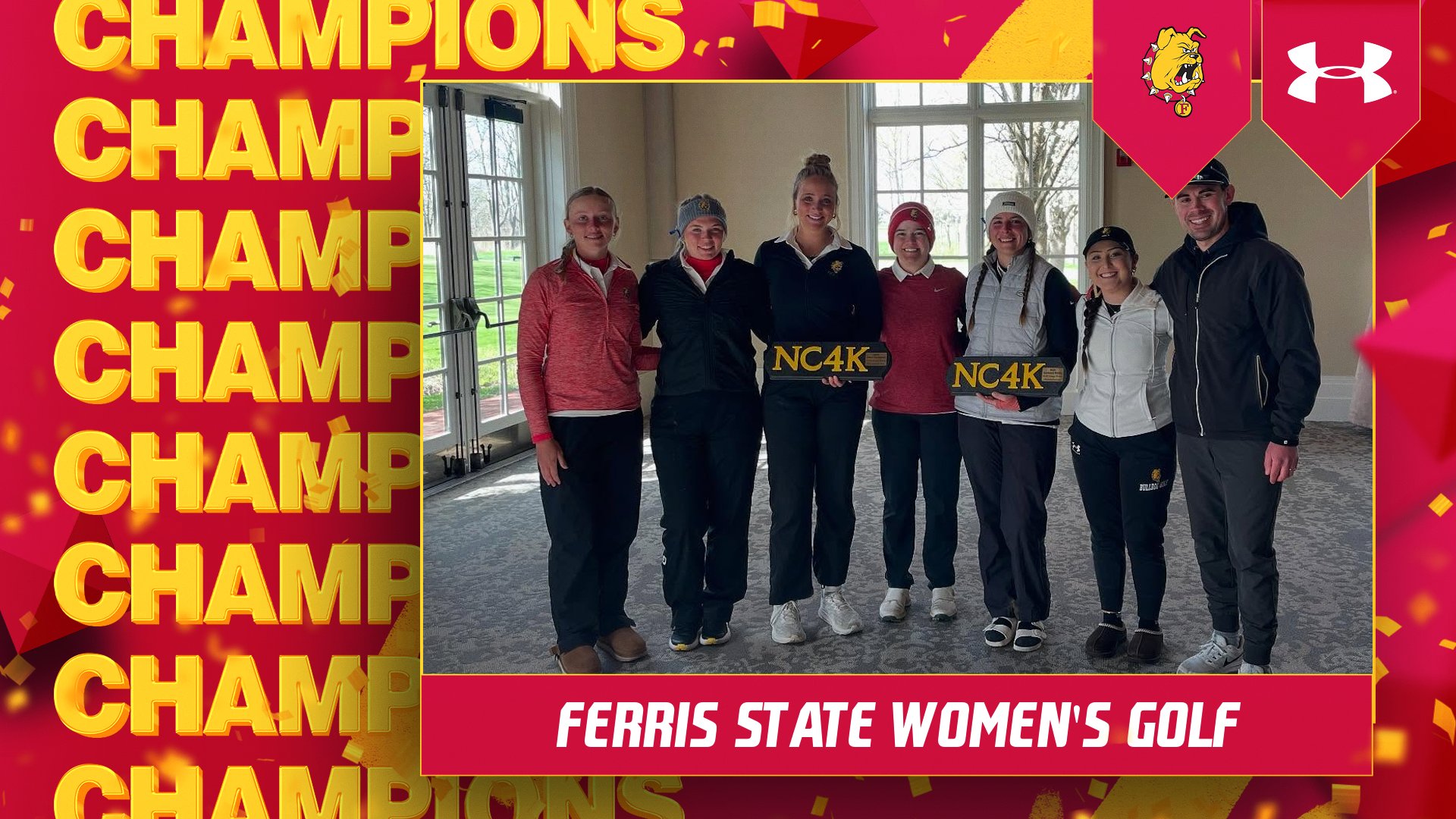 FIRST PLACE! Ferris State Women's Golf Captures Team Title At NC4K Classic