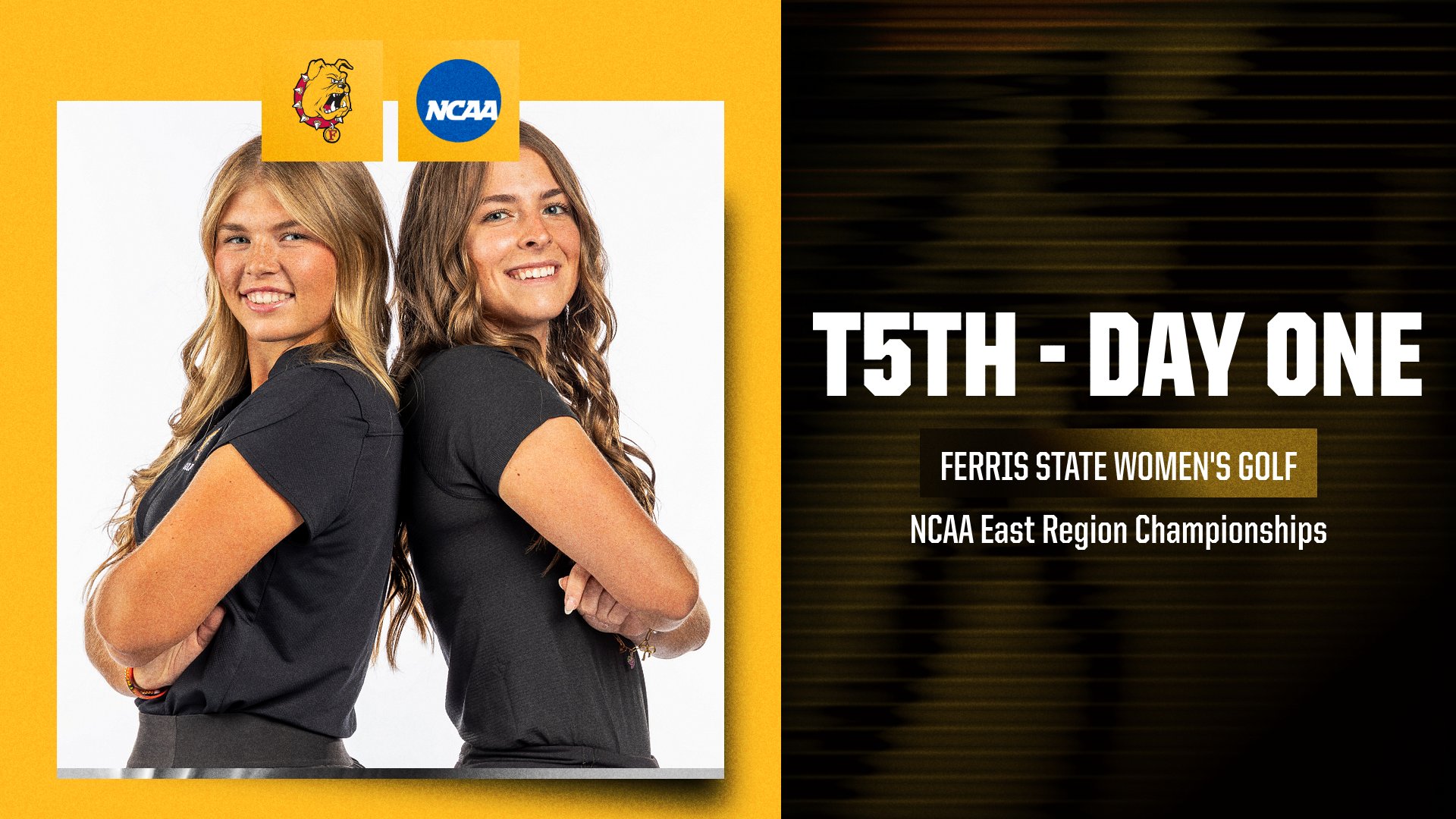 Ferris State Women's Golf In Contention After Two Rounds At NCAA D2 East Region Championships