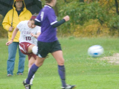 Bri Borgman tallied Ferris State's lone goal in the double-overtime tie versus Ashland.
