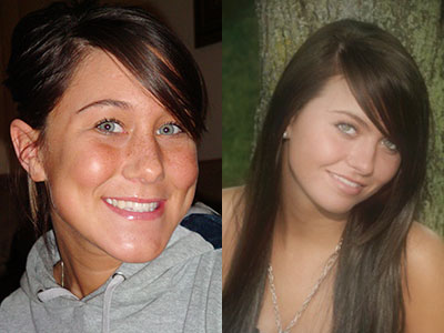 New recruits Madison Kitchen (left) & Lauren Fortuna (right)