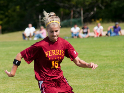 Kasey Ruimveld's first career goal was the game winner in FSU's 3-0 victory.  (Photo by Ed Hyde)