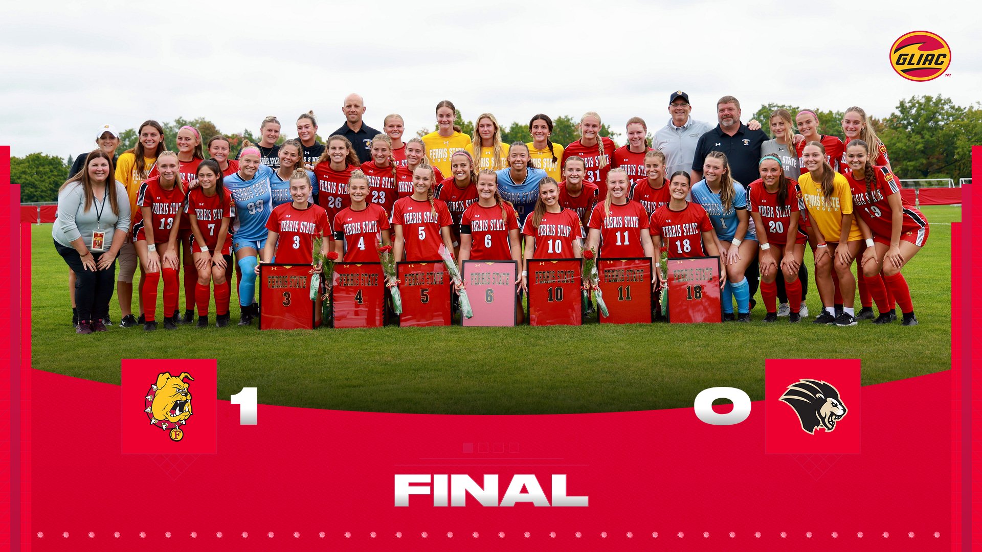 Ferris State Soccer Caps Off Homecoming Weekend With 1-0 Win Over Purdue Northwest On Senior Day