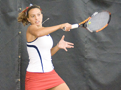 Ferris' Natalie Diorio and the Bulldogs came up short at Northwest Missouri State (FSU Photo Services)