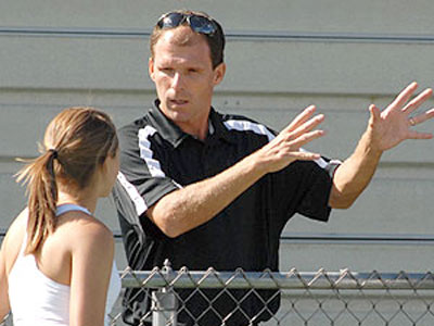 Bulldog men's & women's tennis coach Alex Palladino