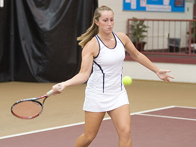 Ferris' Tiffany Rheynard was the squad's lone double winner at Calvin (FSU Photo Services)