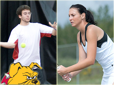 Tyler Marengo & Alina Stanila were chosen as the Bulldogs' team MVP's for 2010-11