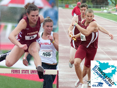 FSU's Emily Cross (left) and Justin Price (right) are shown competing on Friday (Photo by Ed Hyde, FSU Photographic Services)