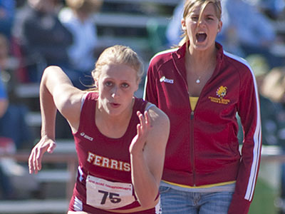 Ferris Hits The Track At GLIAC Outdoor Meet