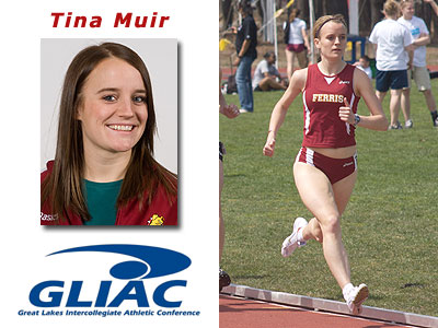 Tina Muir Claims GLIAC Weekly Award