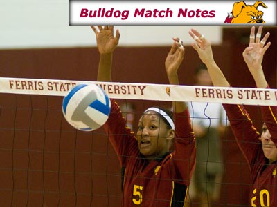 Ferris State Women's Volleyball Weekly Notes (Matches 16-17)