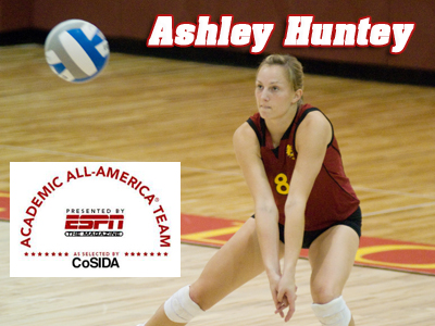 Ashley Huntey Garners Academic All-District Recognition