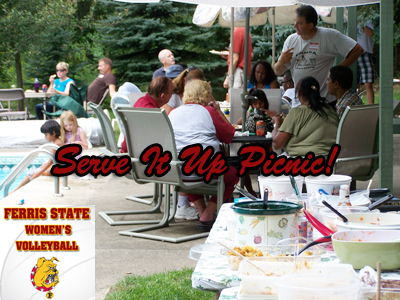 The annual FSU Volleyball Serve It Up! picnic was held this Saturday (Aug. 14) afternoon.  (Photo by Joe Gorby)