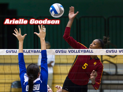Volleyball's Arielle Goodson Featured In West Michigan Newspaper