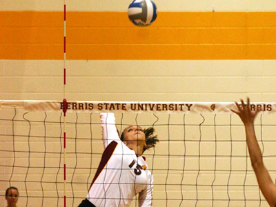 Danielle Hamilton and the Bulldogs were unable to overcome a 2-0 deficit in a league-opening home loss to Northern Michigan.  (Photo by Sandy Gholston)