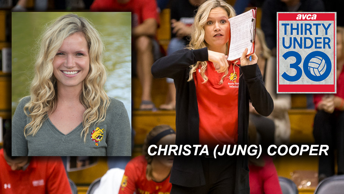 Ferris State's Christa Cooper Chosen As AVCA Thirty Under 30 National Award Recipient