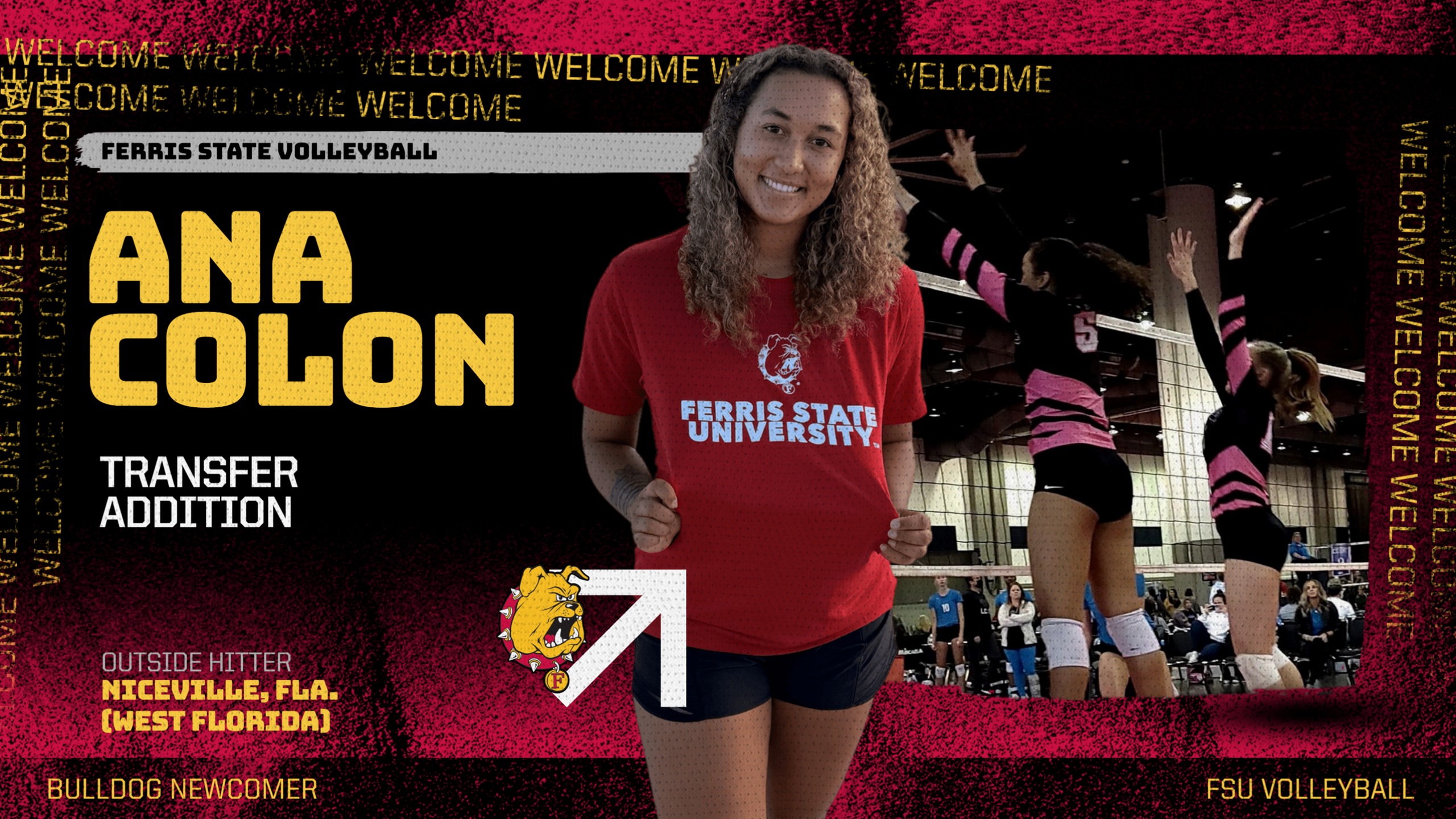 Ferris State Volleyball Adds West Florida Transfer Hitter Ana Colon